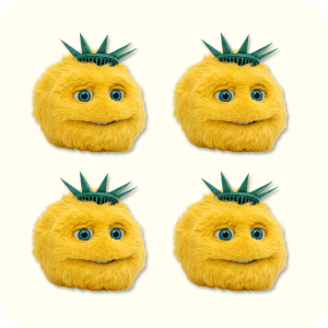 Liberty Biberty 4PCS