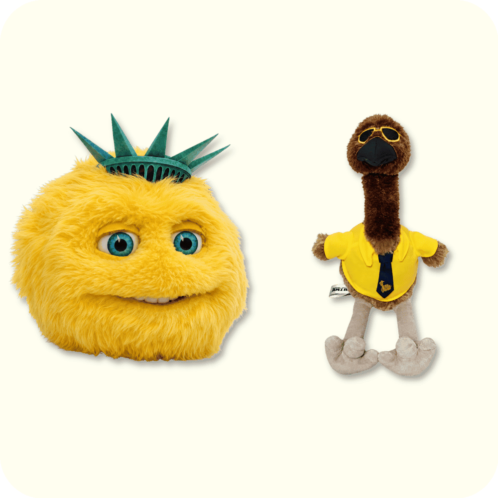Liberty Biberty Plush Bundle 2PCS Liberty Biberty Plush Bundle 2PCS